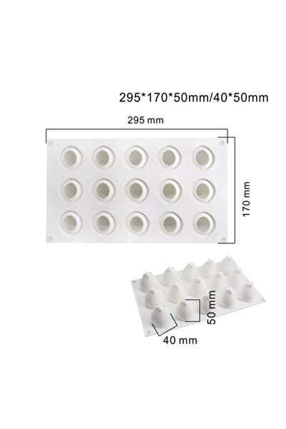 adarya Silikon Çilek Kek Pasta Ve Çikolata Kalıbı