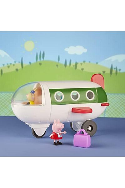 STOREMAX Jvnnastore Adventures of Pig Peppa Peppa on the Plane, Really Rolling Preschool Toy, 1 F