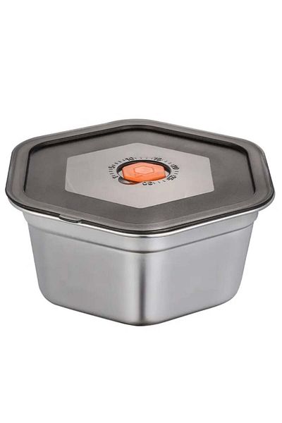 PUFO Tavă gastronorm din oțel inoxidabil pentru depozitarea alimentelor, pentru catering, restaurante, fast-food, 2 L