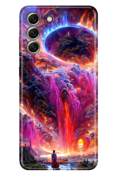 EGSTECH Case for Samsung Galaxy S21 Fe Color Tpu Uv Printed Patterned Silicon...