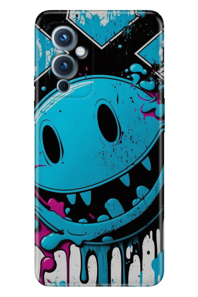 casetube حافظة Oneplus 9 مصنوعة من السيليكون الملون من مادة TPU UV Vintage Wall