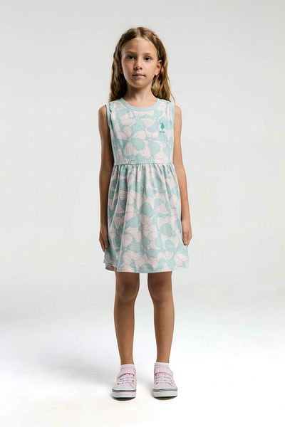 U.S. Polo Assn. 4-9 Years Old Licensed Us Polo Assn Girl's Dress-Powder
