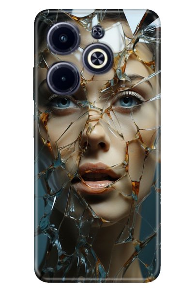 casetube حافظة Infinix Hot 40 Pro / Infinix Hot 40 ذات تصميم مميز من السيليكو...