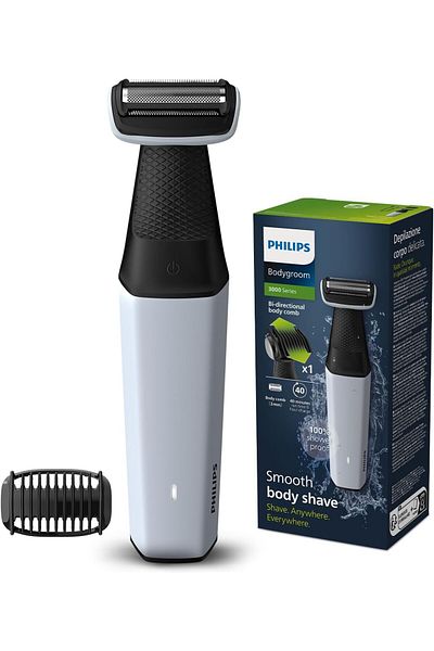 Philips Men's Body Hair Trimmer by Philips, Sensitive Skin, Waterproof - Model BG3007