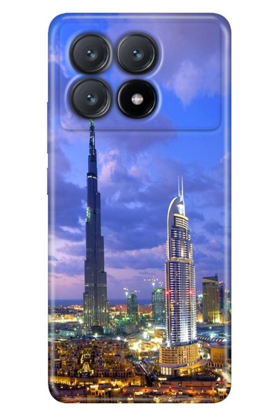 EGSTECH حافظة هاتف Xiaomi Poco X6 Pro مصنوعة من السيليكون المرن الملون بنمط T...