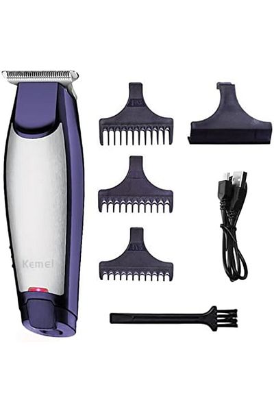 Kemei Self-Cutting Hair Clipper for Men by Kemei, Waterproof, Cordless, Rechargeable with Stainless Steel