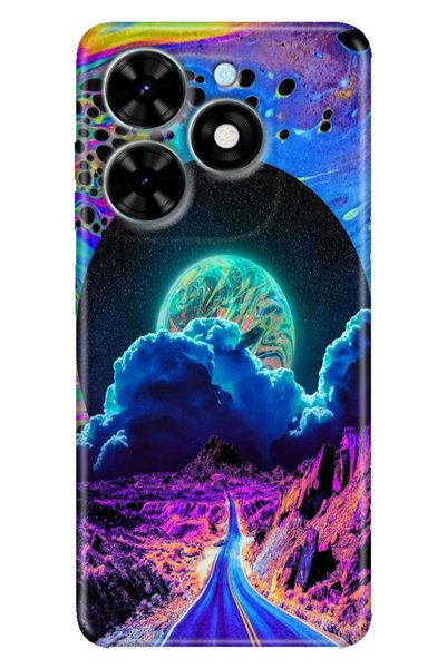 casetube Tecno Spark Go 2024 Case Printed Flexible Silicone Cover Dream Road