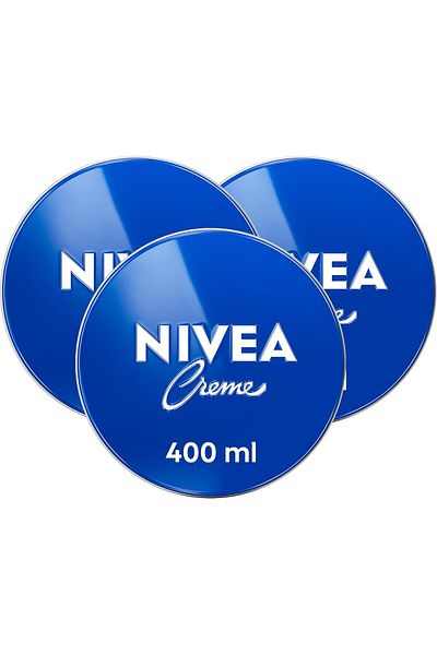 NIVEA All-Purpose Moisturizer for Face, Body and Hands, Pack of 3 × 400 ml