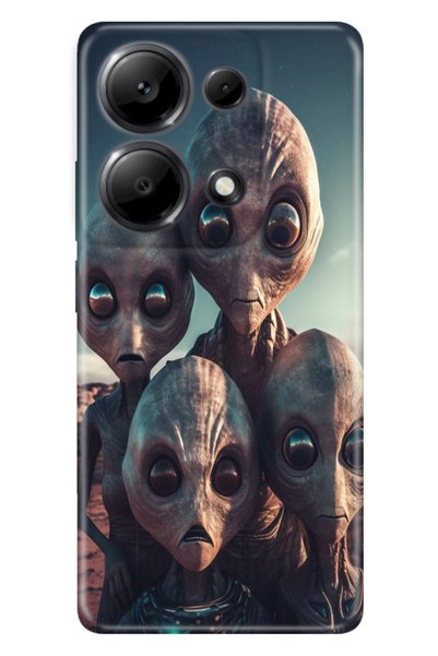EGSTECH Xiaomi Redmi Note 13 Pro 4g Case Colorful Design Flexible Silicone Ufo