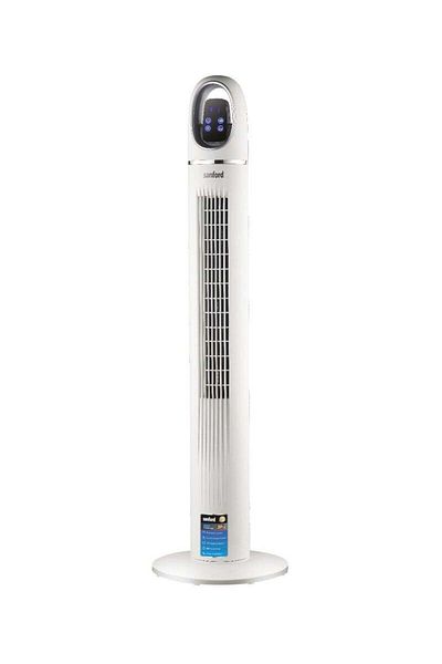 Sanford Portable and Slim 45 inch Tower Fan Touch Screen LED Display and Remote Control