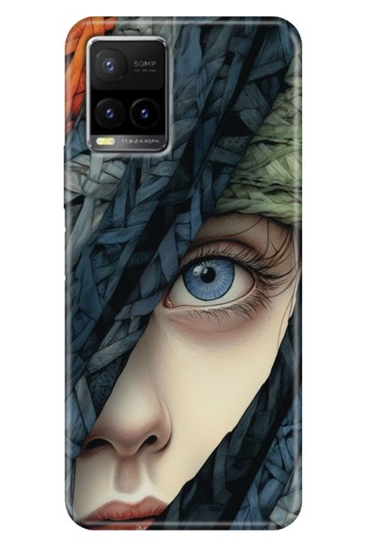 casetube جراب Vivo Y21S Y33S Y32 من السيليكون المرن بتصميم صورة ظلية