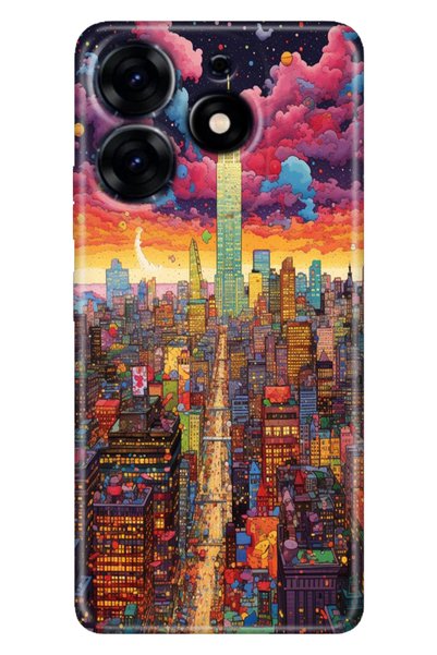 casetube Tecno Spark 10 Pro Case Colorful Themed Patterned Tpu Style Silicone...