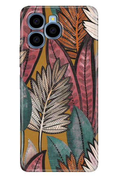 EGSTECH Omix X6 Case Colorful Special Themed Patterned Silicone Tpu Leaves