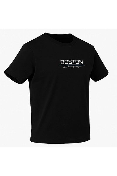trender Black Men's T-Shirt 43085 25Y-111