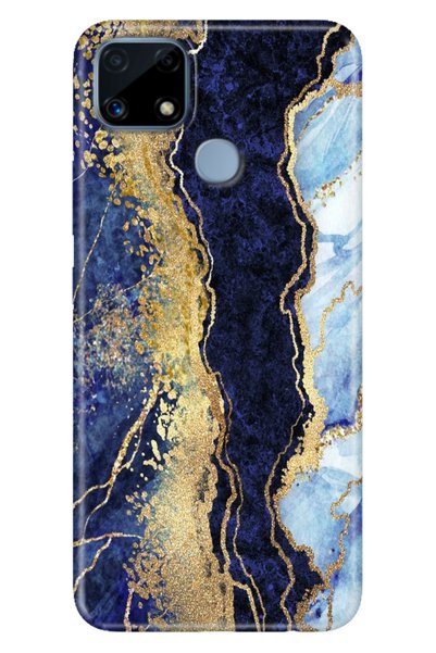 casetube Realme C25 Case Patterned Silicone Colorful Phone Case Hillmermer