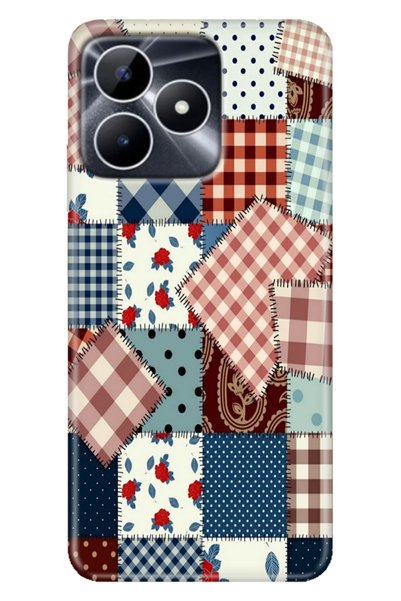 casetube Realme Note 50 4g Case Colorful Fixx Cover Silicone Patch
