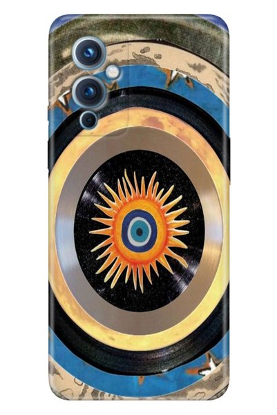 casetube حافظة Oneplus 9 مصنوعة من السيليكون الملون TPU UV Evil Eye