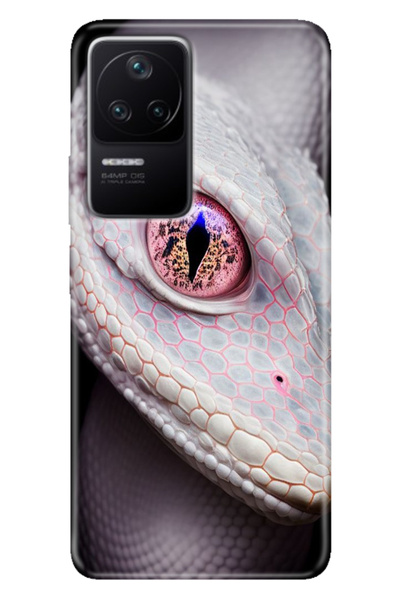 EGSTECH Xiaomi Poco F4 Case Patterned Cover Colorful Female Cobra