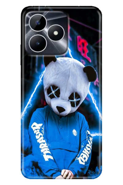 EGSTECH Realme Note 50 4g Case Colorful Fixx Cover Silicone Cool Panda