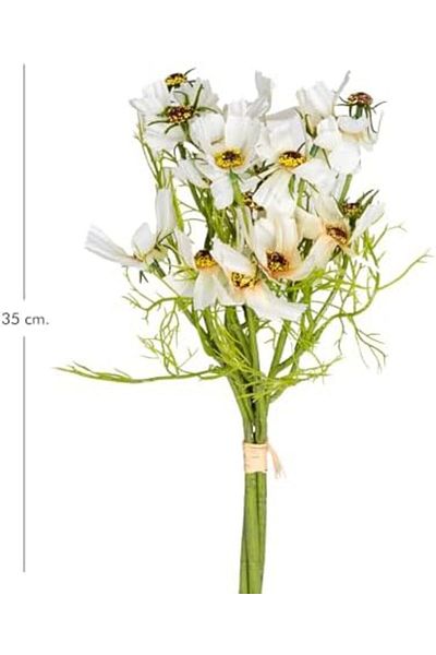 STOREMAX MU-ARTSHOP Λουλούδι Μαργαρίτα Λευκό 35 εκ. tnca 871301