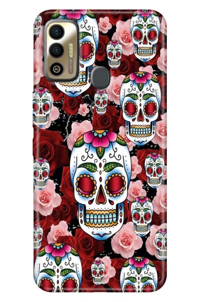 EGSTECH Tecno Spark 7 - 7t Case Colorful Themed Patterned Tpu Tecno Patterned...