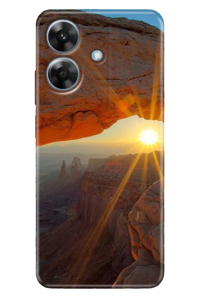 casetube حافظة Realme Note 60 4G ملونة مكونة من مطبوع تصميمًا منقوشًا من Sun