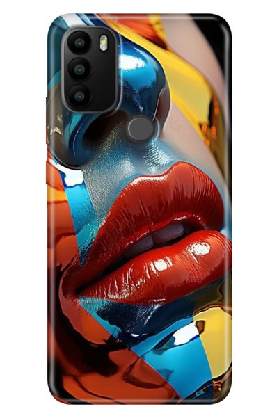 EGSTECH جراب General Mobile GM 21 Pro مطبوع عليه غطاء سيليكون مرن للمكياج