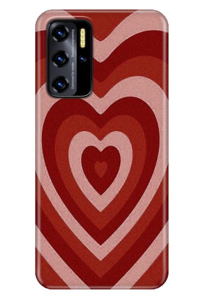 casetube Reeder P13 Blue 2021 Case Patterned Cover Silicone Cover Matte Heart