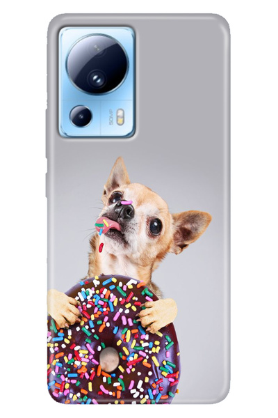 EGSTECH حافظة هاتف Xiaomi Mi 13 Lite منقوشة بتصميم Mi 13 Lite من السيليكون عل...