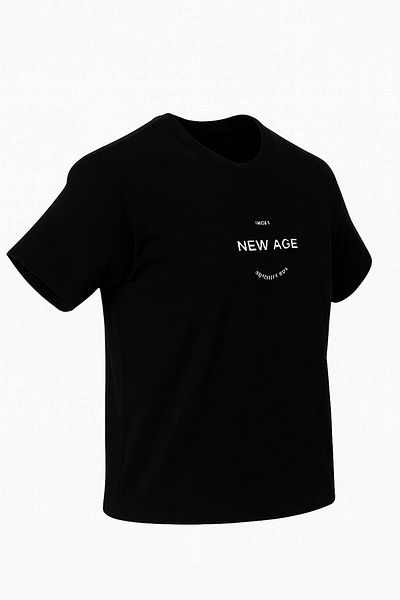 trender Black Men's T-Shirt 43168 25Y-120