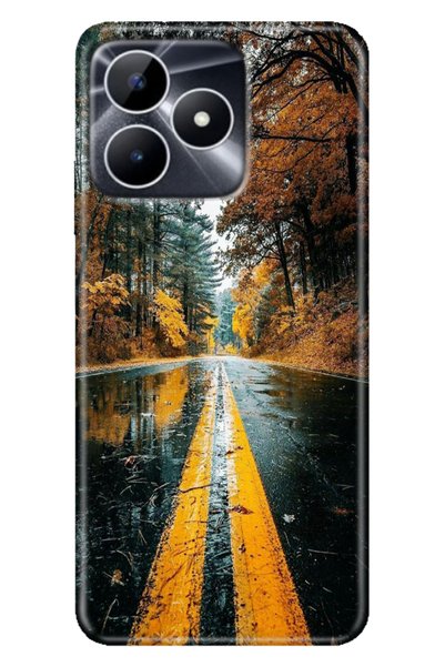 casetube Case for Realme Note 50 4g Colorful Fixx Cover Silicone Horror Path