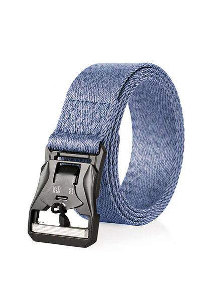PUFO Curea Supreme pentru bărbați 4 x 125 cm, durabilă, albastră