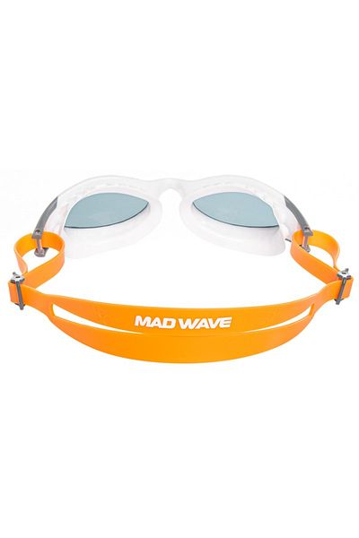 Mad Wave Flame 2 Swimming Goggles (Silver)