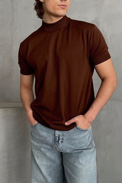 HYMAN Ανδρικό μπλουζάκι Oversize Half Fisherman Knitwear