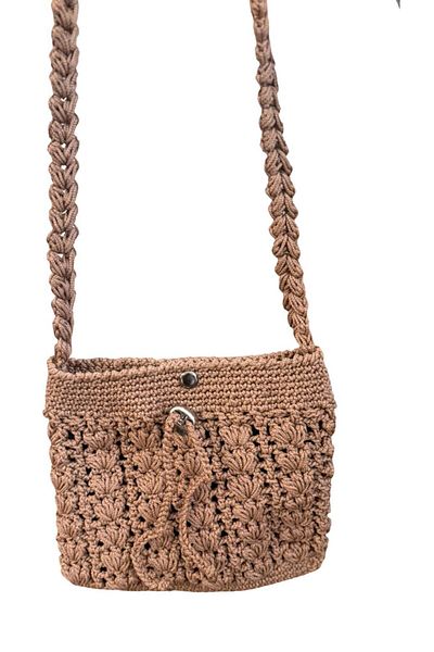 Online Polyester Macrame Rope Hand Knitted Shoulder Bag