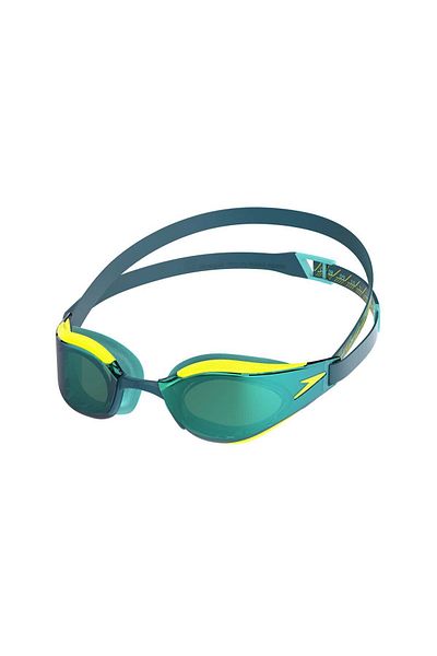 SPEEDO Fastskin Hyper Elite Mirrored Racing Goggles (Yellow)
