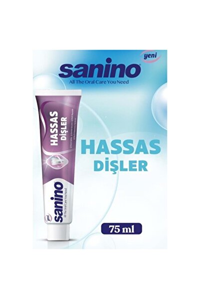 blackleg Sanino diş macunu hassas dişler için 75 ml 2 adet