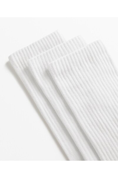 MEM SOCKS Чифт от 6 памучни безшевни тенис чорапи с еластична яка, плетени от трико, за всички сезони