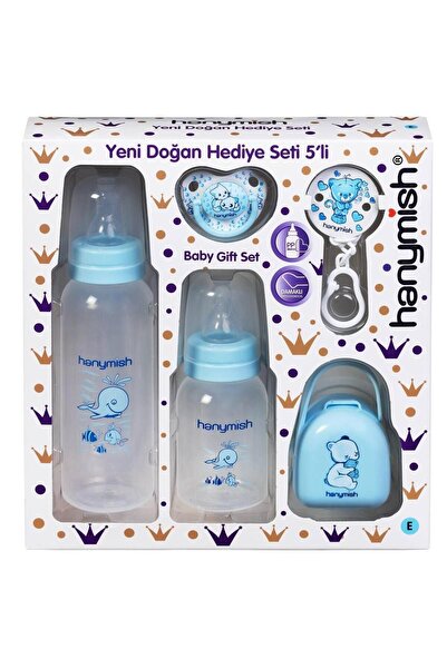 Hanymish 657 Pp Baby Gift Set (Blue) 4 Pieces