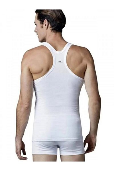 Eros Cotton Lycra 2-Pack Cross Back Sports Men's Undershirt Thclvr.2E0.0R.S