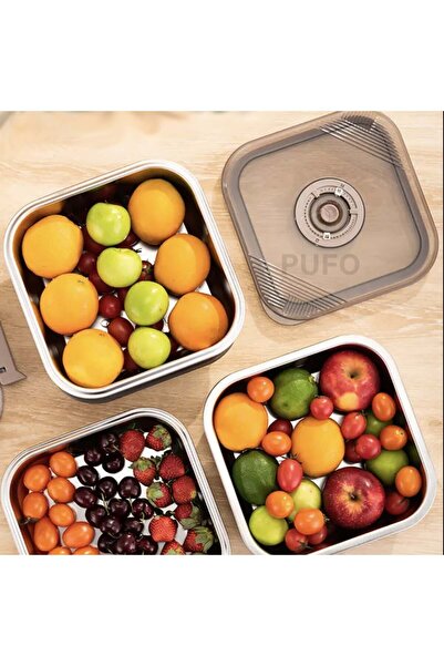 PUFO Stainless steel gastronorm tray for food storage, catering, restaurants, fast food, capacity 3 L