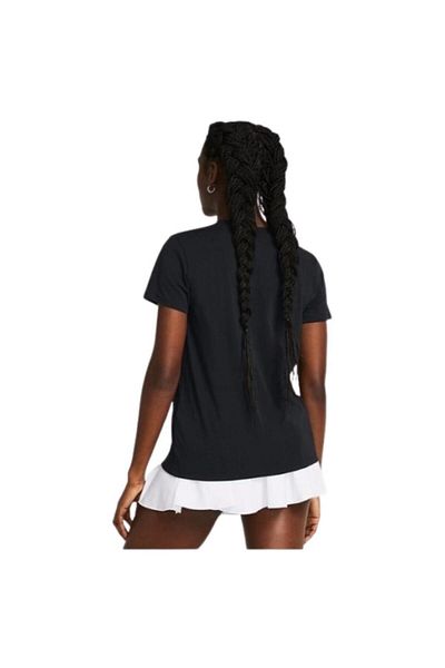 Under Armour Campus Core Ss 1383648-001 Γυναικείο μαύρο μπλουζάκι