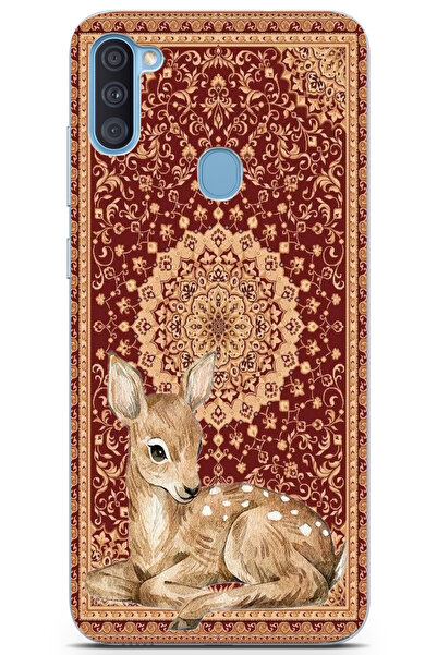 moonset Samsung Galaxy A11 / M11 Uyumlu Ceylan Tasarımlı Baskılı Şeffaf Telef...