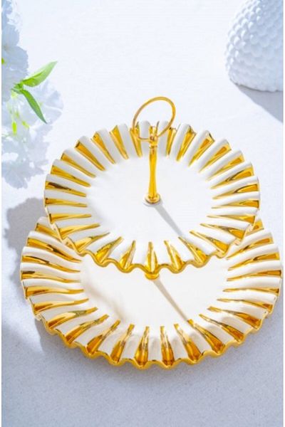 ACAR 7492 Alba Two Tier Presentation Plate