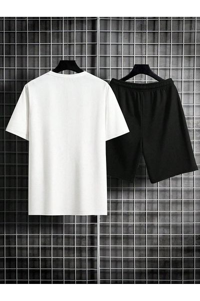YUVEST Blackrock Unisex Oversize New York nyomott nyakú póló rövidnadrág