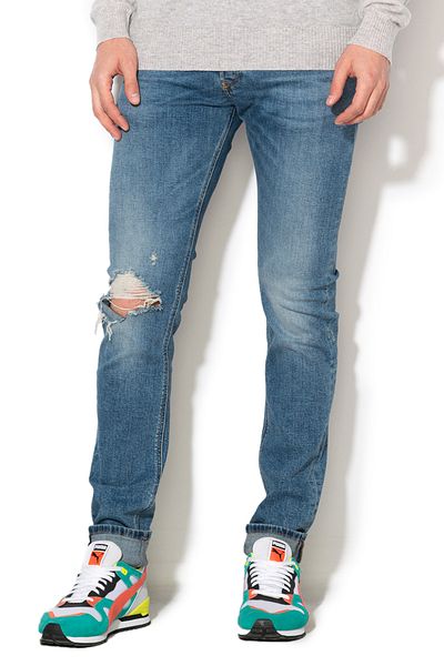 Diesel Blugi skinny slim fit Diesel Sleenker 00S7VG-069AI Albastru W34-L32 US