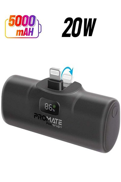 Promate PowerUp-i Portable Power Bank 5000 mAh with Lightning Connector