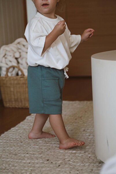 Oh La La Koala For Little Ones Yeşil Basic Cepli Çocuk Şort
