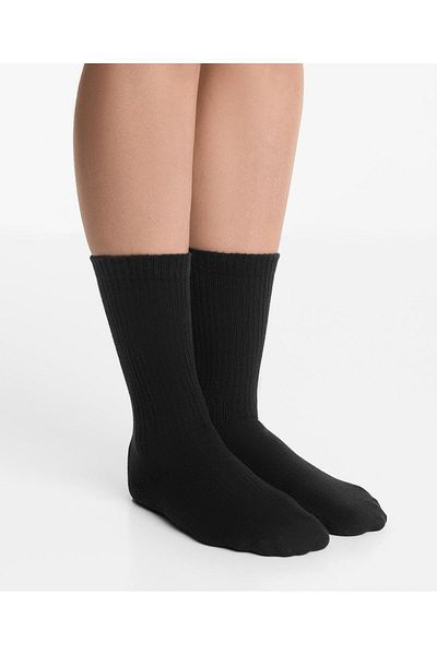 MEM SOCKS Чифт от 3 памучни безшевни тенис чорапи с еластична яка, плетени от трико, за всички сезони