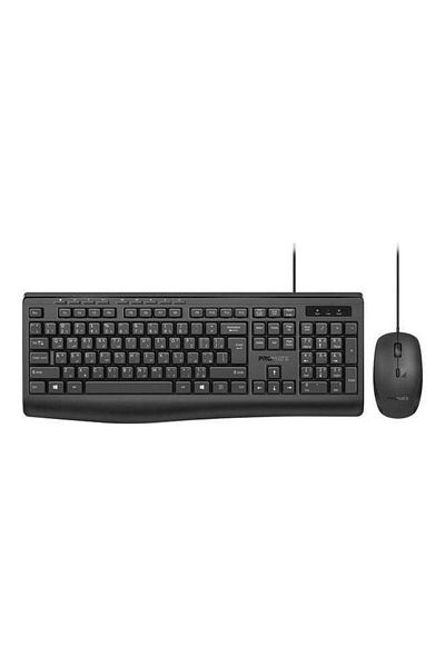 Promate Wired Keyboard and Mouse Combo - Combo-CM4